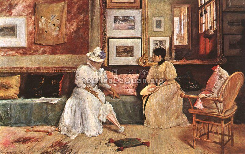 A Friendly Visit - 威廉·梅里特·查斯